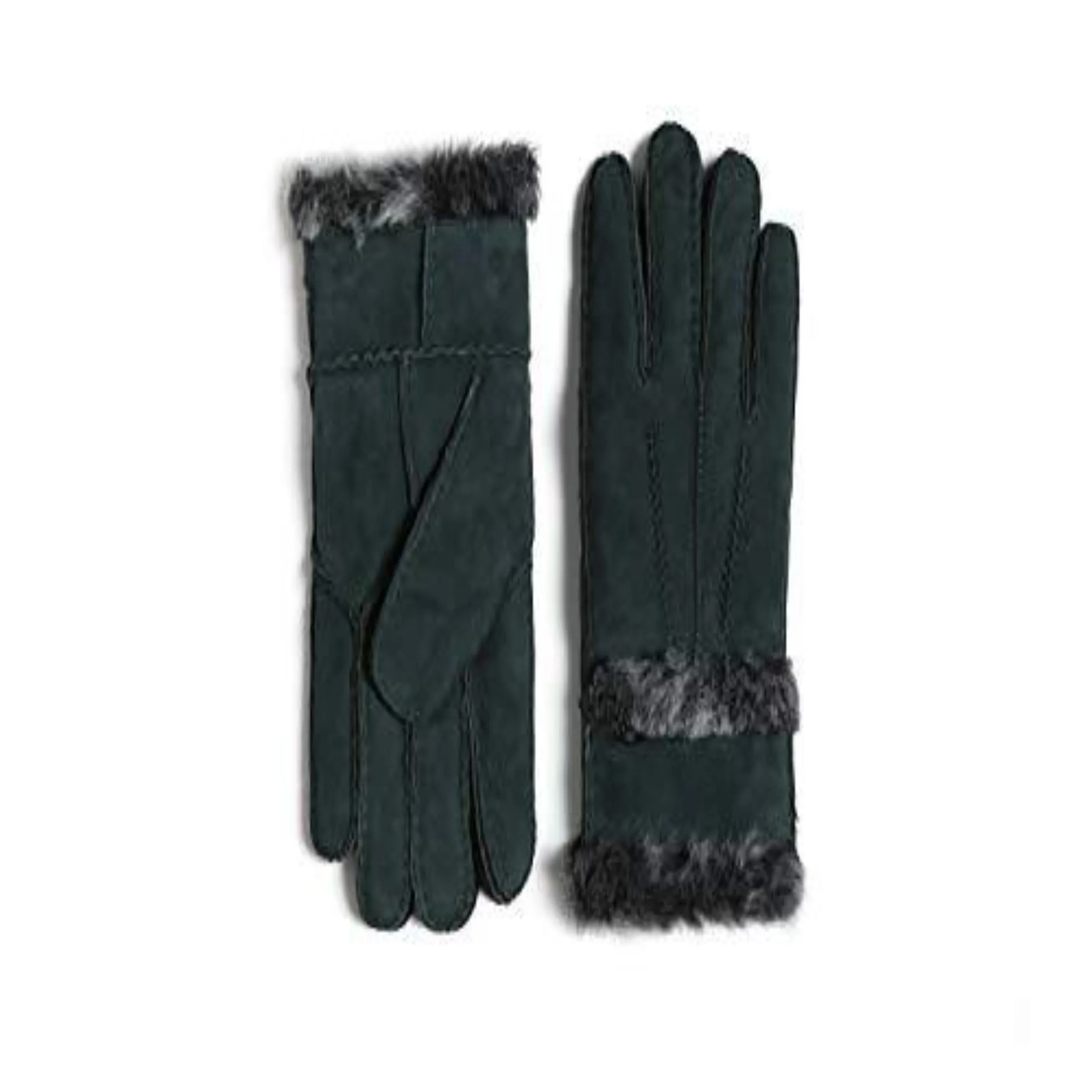 YISEVEN Womens Sheepskin Shearling Leather Gloves